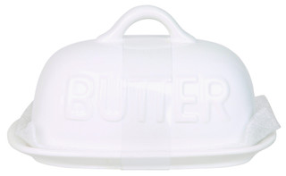 Thumbnail 1: MARKET FINDS Ceramic Butter Dish  