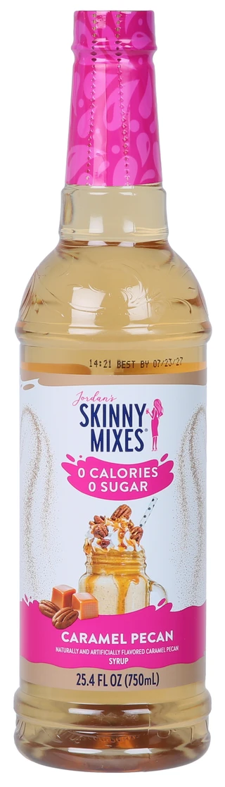 Thumbnail 3: Jordan's Skinny Mixes 25 oz Caramel Pecan Syrup 