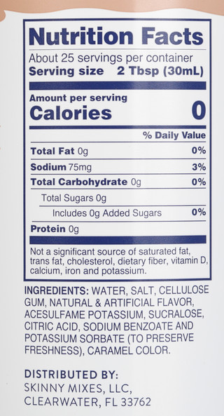 Thumbnail 10: Jordan's Skinny Mixes 25 oz Caramel Pecan Syrup 