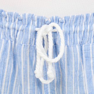 Thumbnail 2: Cisono Juniors Rope Waist Tie Linen Pants 