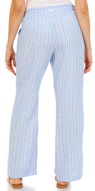 Thumbnail 3: Cisono Juniors Rope Waist Tie Linen Pants 