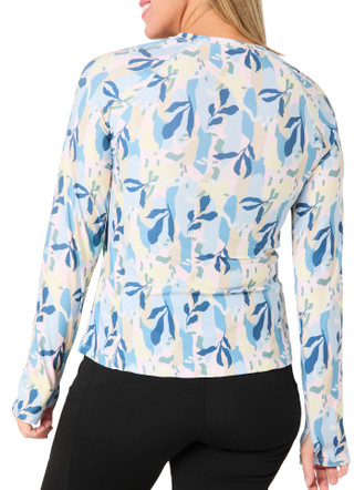 Thumbnail 2: Mountain And Isles Mountain and Isles Women's Long Sleeve 1/2 Zip Up Print Top 