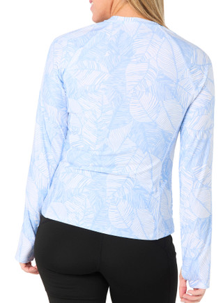 Thumbnail 2: Mountain And Isles Mountain and Isles Women's Long Sleeve 1/2 Zip Up Print Top 