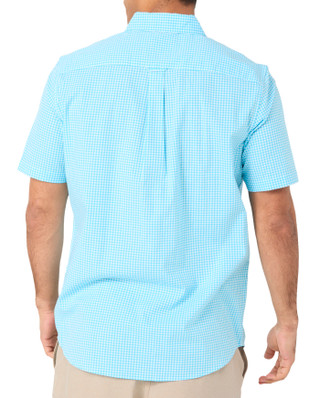 Thumbnail 2: CHAPS Men's Short Sleeve Gingham Button Down Shirt 
