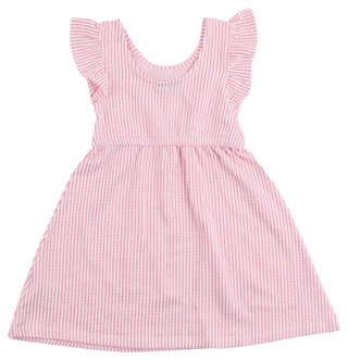 Thumbnail 2: Vince Camuto Little Girls Ruffle Sleeve Striped Dress 