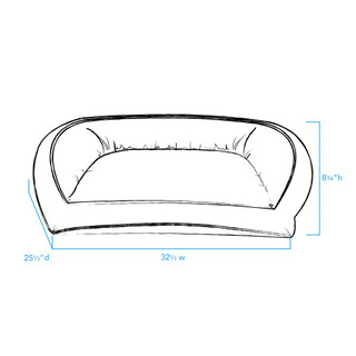 Thumbnail 22: Carolina Pet Company GreenDog Checkered Wave Bolster Pet Bed 
