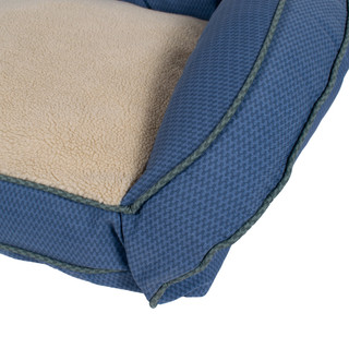 Thumbnail 26: Carolina Pet Company GreenDog Checkered Wave Bolster Pet Bed 