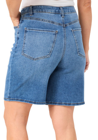 Thumbnail 2: Express Women's Relaxed High Rise Jorts 