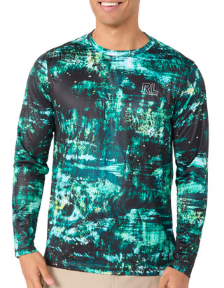 Thumbnail 1: REEL LEGENDS Men's Outdoor Reel-Tec Painted Glitch Shirt 