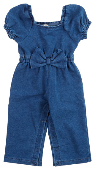 Thumbnail 1: Habitual Baby Girls Denim Jumpsuit 