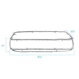 Thumbnail 15: Carolina Pet Company GreenDog Checkered Wave Pet Bed Napper  