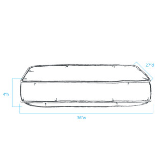 Thumbnail 14: Carolina Pet Company GreenDog Checkered Wave Pet Bed Napper  
