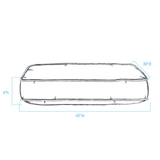 Thumbnail 19: Carolina Pet Company GreenDog Checkered Wave Pet Bed Napper  