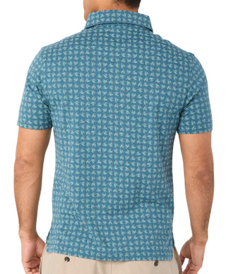 Thumbnail 2: . Men's Print Polo Shirt 