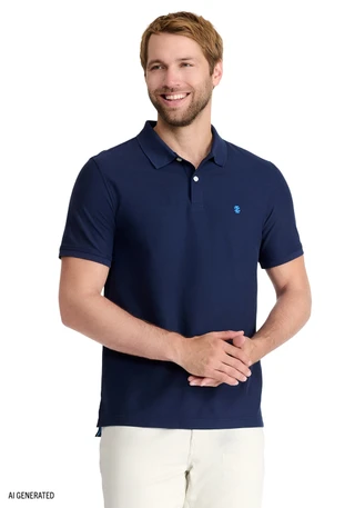 Thumbnail 1: IZOD Men's Solid Pique Polo Shirt 