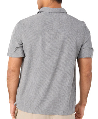 Thumbnail 2: AVALANCHE Men's Tonal Stripe Button Down Shirt 