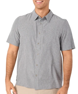 Thumbnail 1: AVALANCHE Men's Tonal Stripe Button Down Shirt 