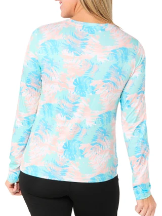 Thumbnail 2: Salt Life Salt Life Women's Long Sleeve Print Crewneck Tee 