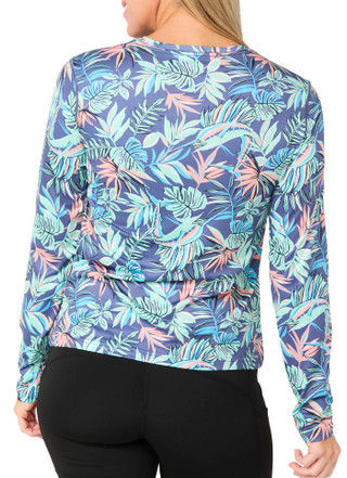 Thumbnail 2: Salt Life Salt Life Women's Lush Canopy Long Sleeve Crewneck Top 