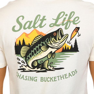 Thumbnail 3: Salt Life Men's Mountain Bass T-Shirt 