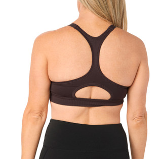 Thumbnail 2: 90 DEGREE BY REFLEX 90 Degrees by Reflex Women's Seamless Zipper Front Bra Top 