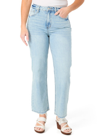Thumbnail 1: . Juniors Frayed Hem Ankle Jeans 