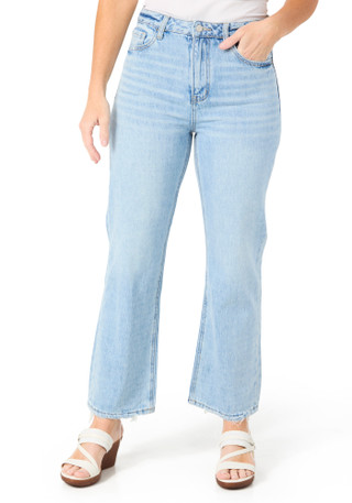 Thumbnail 1: VERVET Juniors Frayed Hem Ankle Jeans 