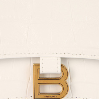 Thumbnail 2: Balenciaga Crocodile Embossed Crush Chain Shoulder Bag 