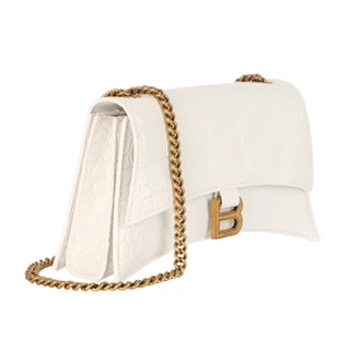 Thumbnail 4: Balenciaga Crocodile Embossed Crush Chain Shoulder Bag 