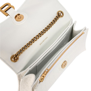 Thumbnail 5: Balenciaga Crocodile Embossed Crush Chain Shoulder Bag 