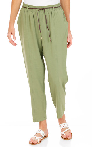 Thumbnail 1: Soho Women's Solid Ankle Pants  