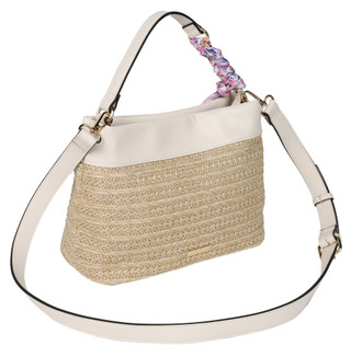 Thumbnail 2: BCBGeneration Embroidered Double Straw Tote 