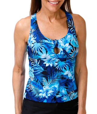 Thumbnail 4: YOUR BEST LOOK Women's 2 Pc Tankini Swimsuit  