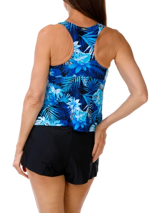 Thumbnail 6: YOUR BEST LOOK Women's 2 Pc Tankini Swimsuit  