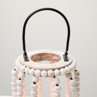 Thumbnail 3: 13 In Beaded Lantern Candle Holder 