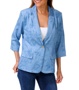 Thumbnail 1: Soho Women's Floral Print Blazer  