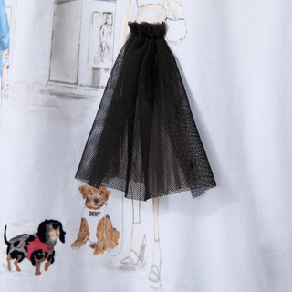 Thumbnail 5: DKNY Women's Short Sleeve City Sketch Graphic Tee 