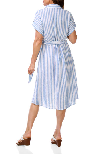 Thumbnail 2: Kathy Ireland Women's Stripe Print Casual Dress  