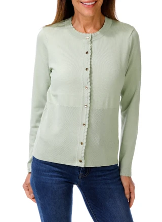 Thumbnail 1: RIO & RIAN Women's Solid Cardigan  