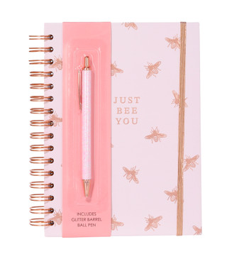 Thumbnail 1: VOTUM Just Bee You Spiral Notebook w/ Pen 