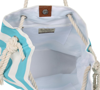 Thumbnail 2: Sun N' Sand Stripe Print Beach Tote  