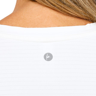 Thumbnail 3: 90 DEGREE BY REFLEX Women's Short Sleeve High Low Boxy Cropped Tee 
