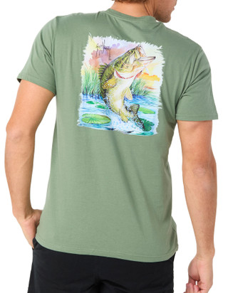 Thumbnail 4: Guy Harvey Men's Jumper Fish Graphic Tee 