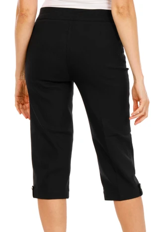Thumbnail 10: Coral Bay Petite Gold Shell Hem Capris 