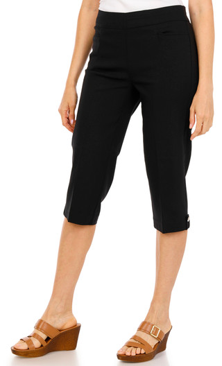 Thumbnail 12: Coral Bay Petite Gold Shell Hem Capris 