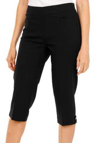 Thumbnail 1: Coral Bay Petite Gold Shell Hem Capris 