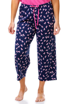 Thumbnail 1: Hue Women's Beach Chair Print Pajama Capris 