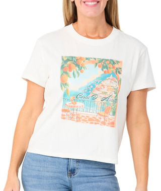 Thumbnail 1: Wild Fox Women's Short Sleeve Amalfi Coast Graphic Tee 