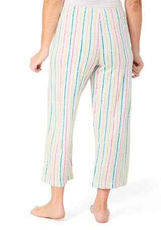 Thumbnail 2: Hue Women's Stripe Pajama Capris 