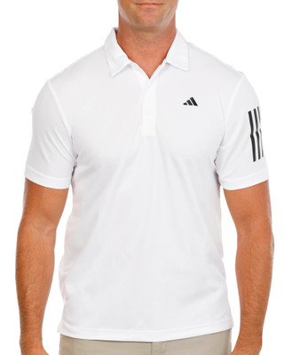 Thumbnail 1: Adidas Men's Short Sleeve 2 Stripe Polo Shirt 